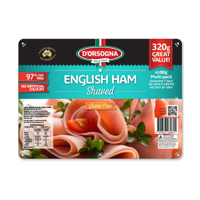 English Ham Quad Pack 320g